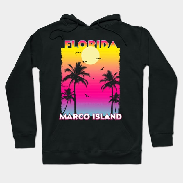 Marco Island Florida FL Hoodie by SunsetParadise